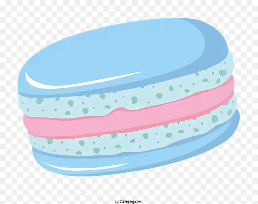 Gâteau Au Chocolat，Macaron Bleu PNG