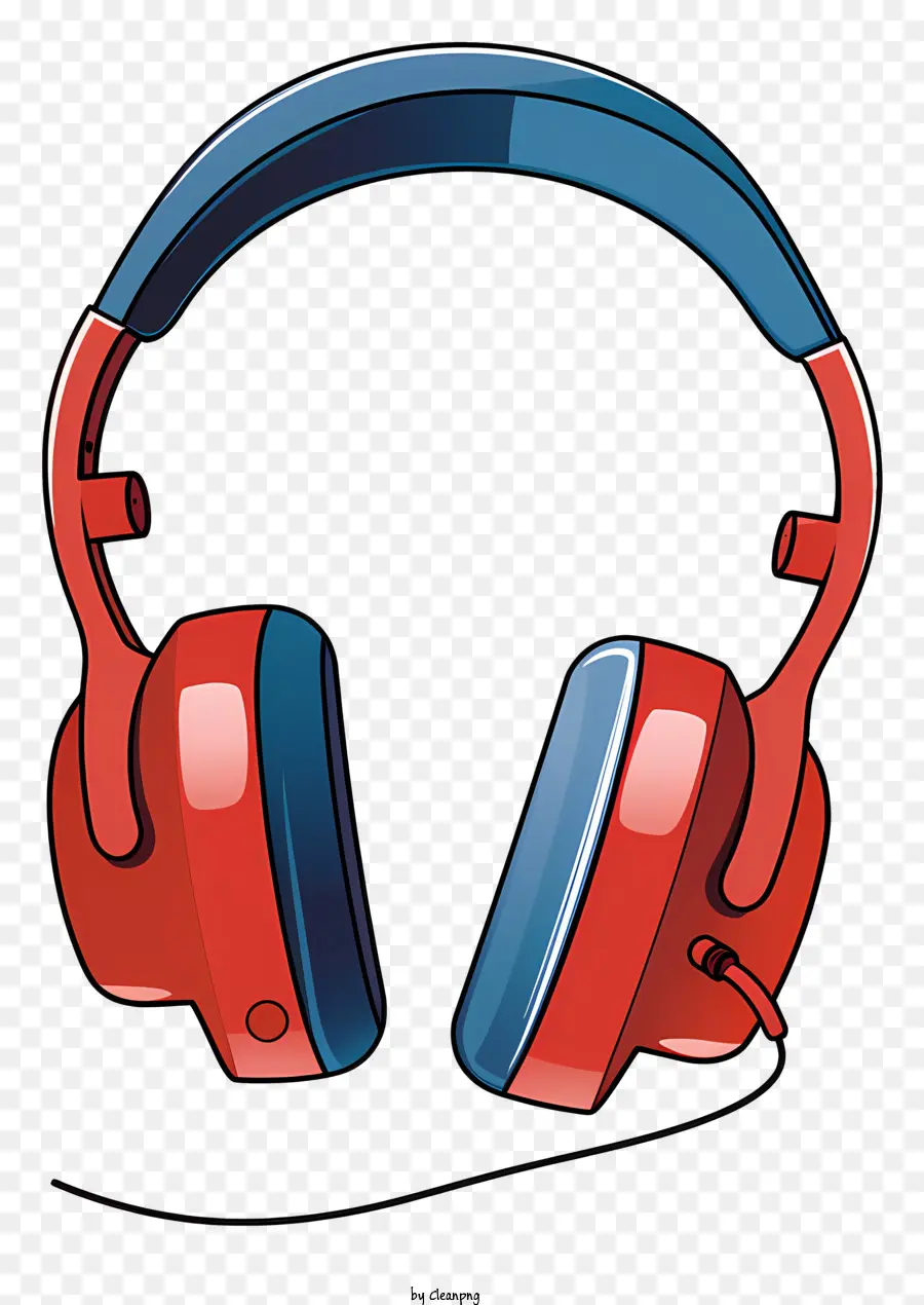 Écouteurs，Casque Rouge PNG