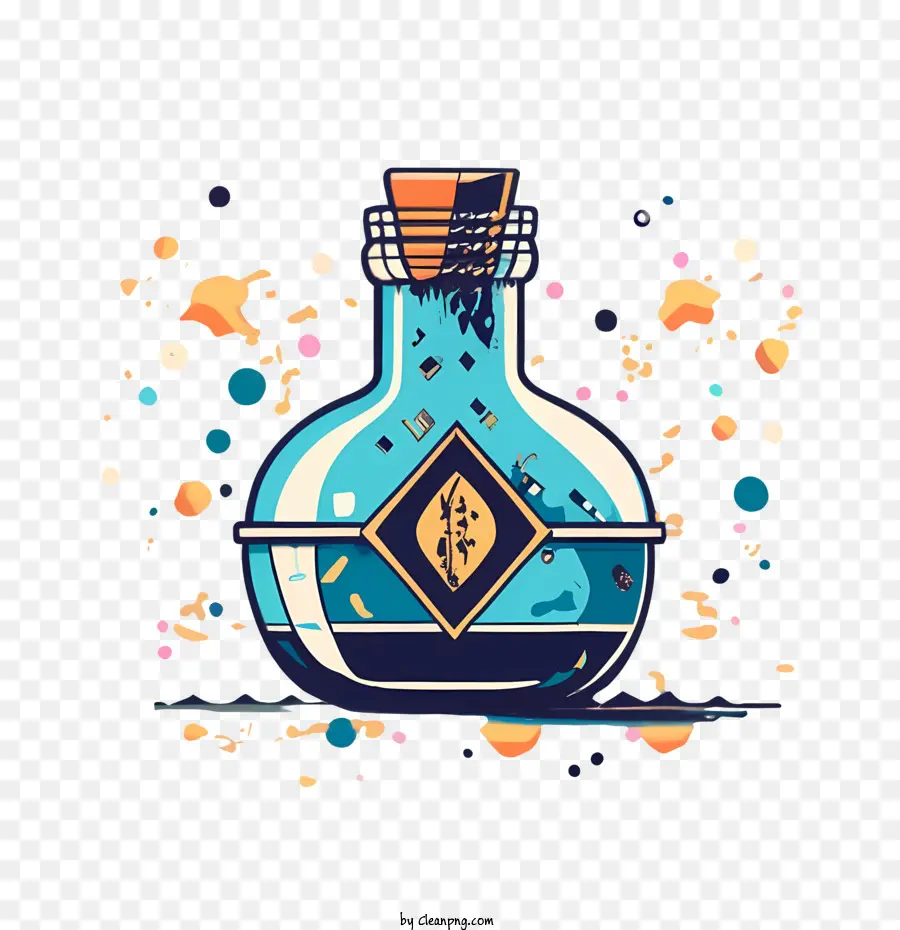 Bouteille De Mana，Potion Mystique PNG