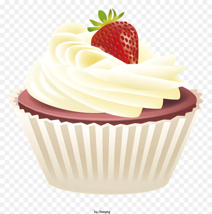 Cupcake，De La Crème Fouettée PNG