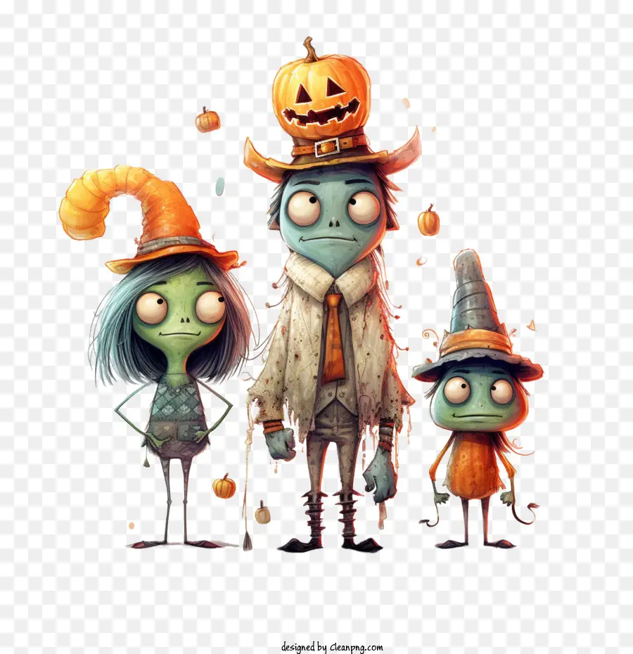 Fête D'halloween，Personnages D'halloween PNG