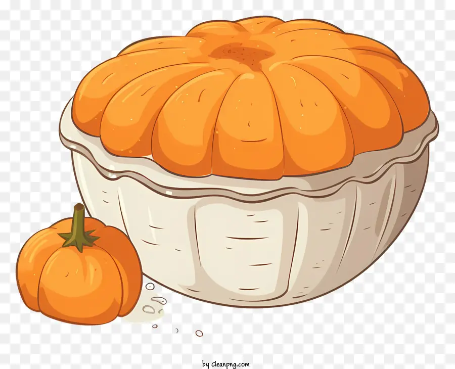 Pot De Citrouille，Petit Pot Blanc PNG