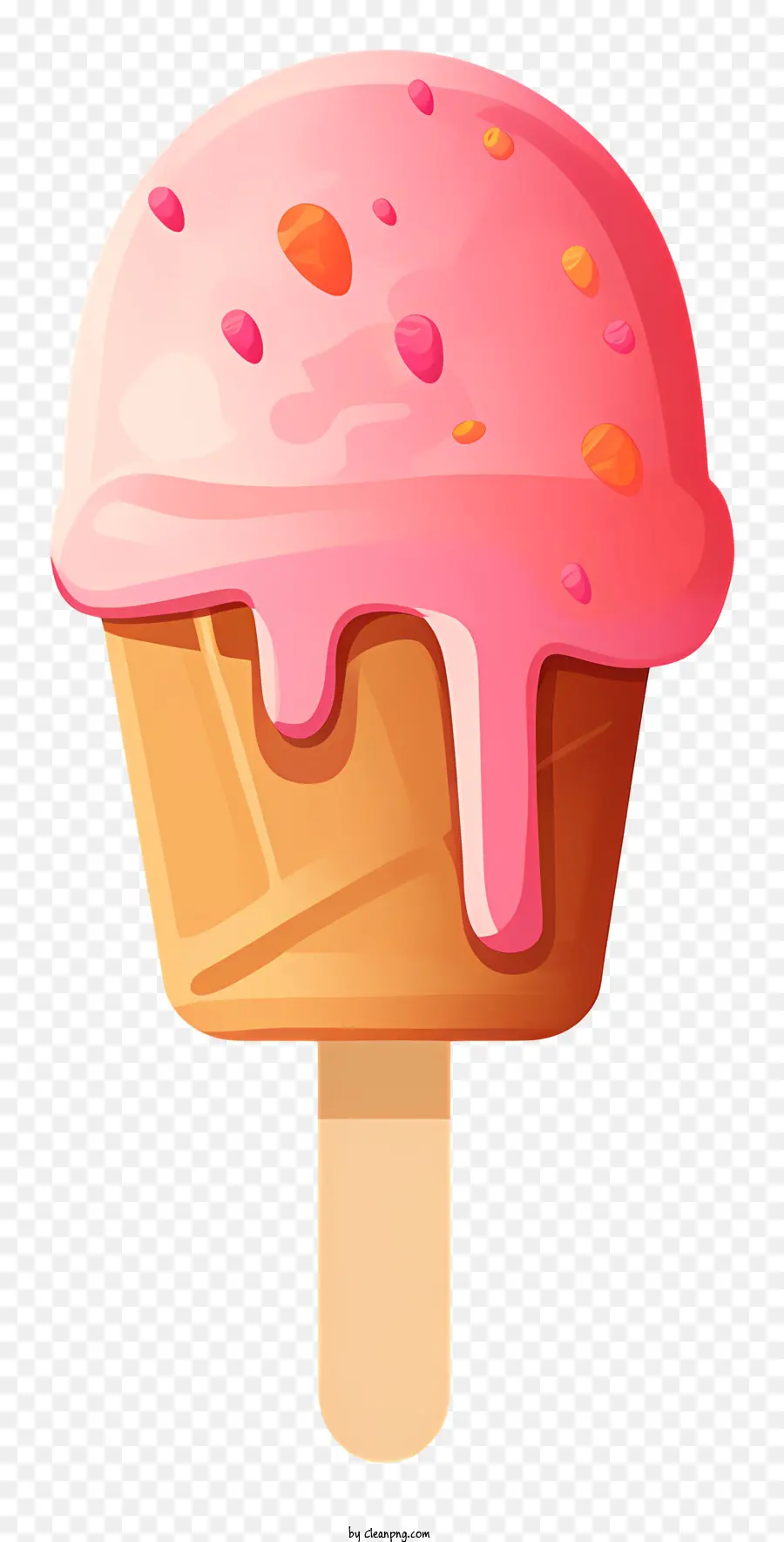 Cornet De Glace Rose，Glace Rose PNG