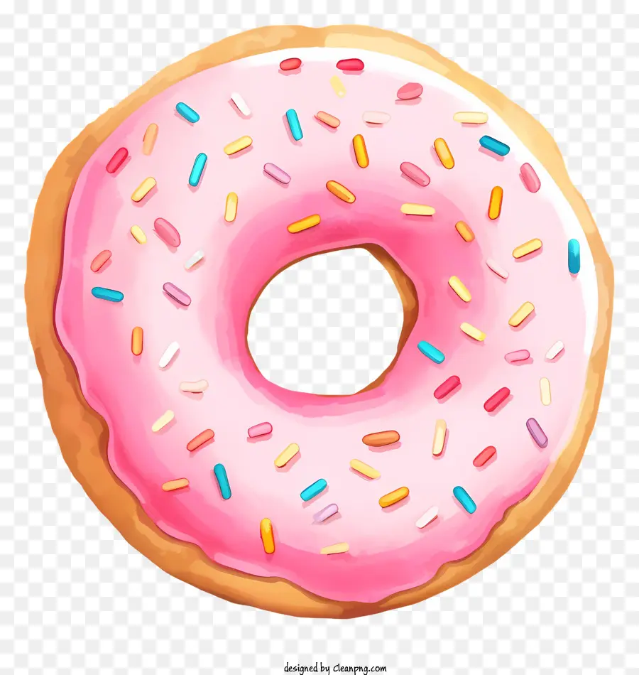 Beignet Rose，Donut PNG