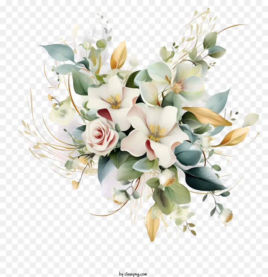 Fleurs De Mariage，Composition Florale PNG