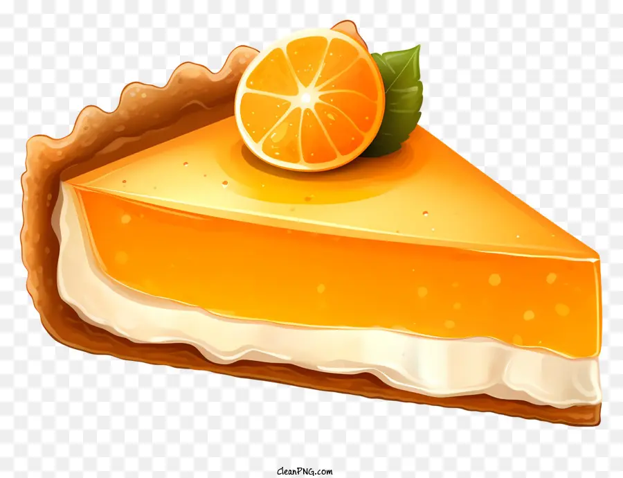Tarte à La Crème D'orange，Tarte à La Crème Fouettée PNG