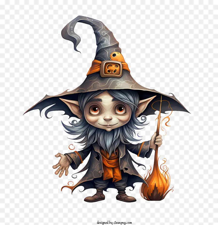 Wizard Halloween，Mignon PNG