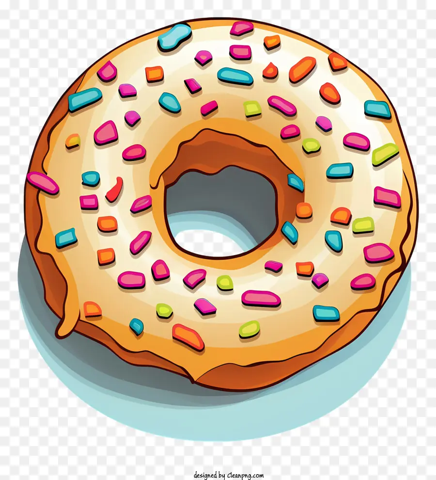 Donut，Beignet Saupoudré Coloré PNG