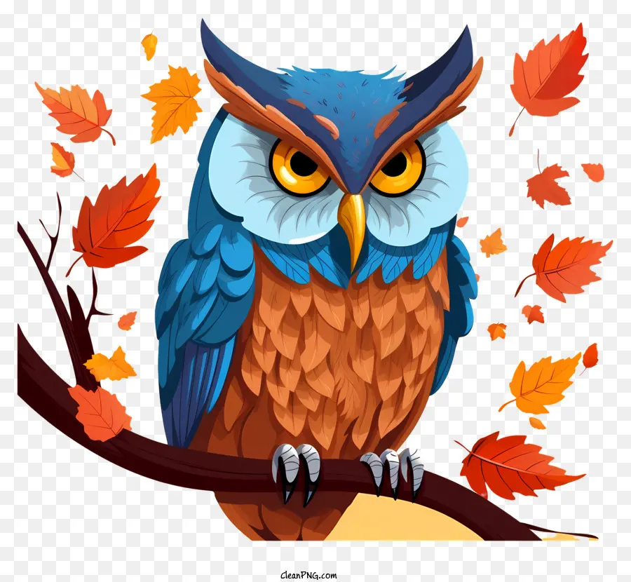 Hibou，Hibou Coloré PNG