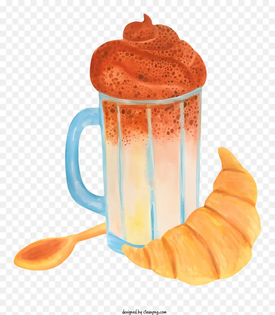 Chocolat Chaud，De La Crème Fouettée PNG