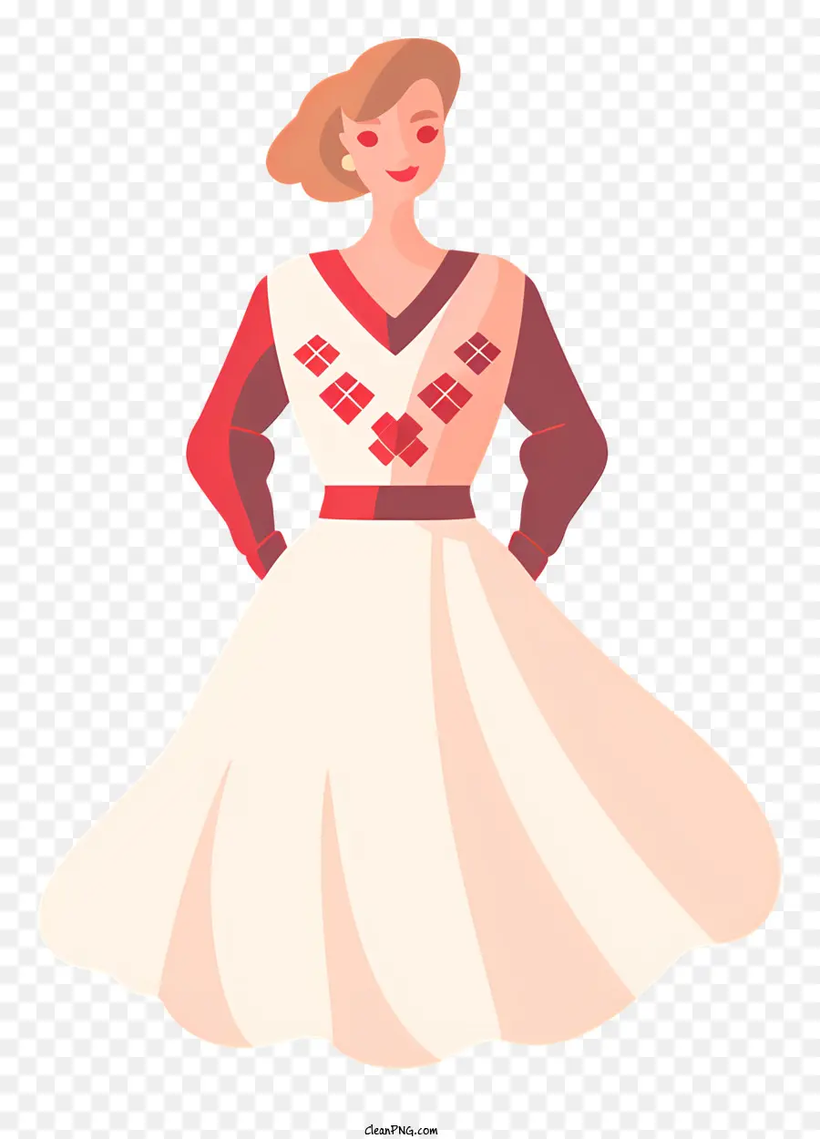 Femme En Robe，Robe Traditionnelle PNG