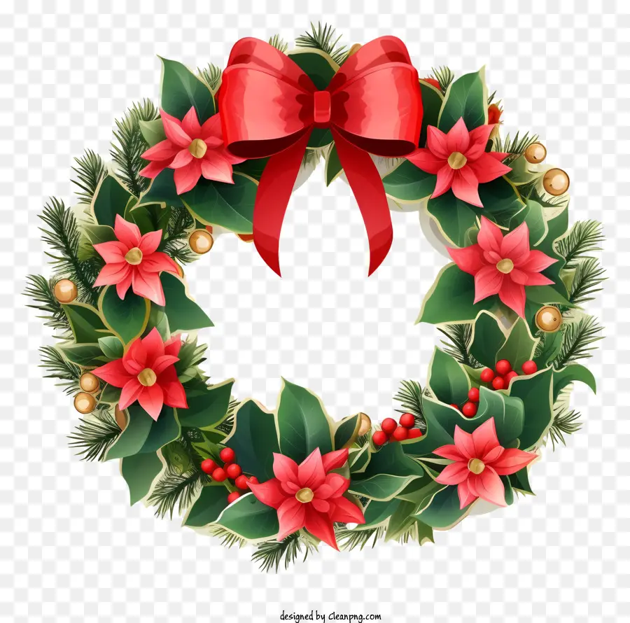 Couronne，Poinsettias PNG