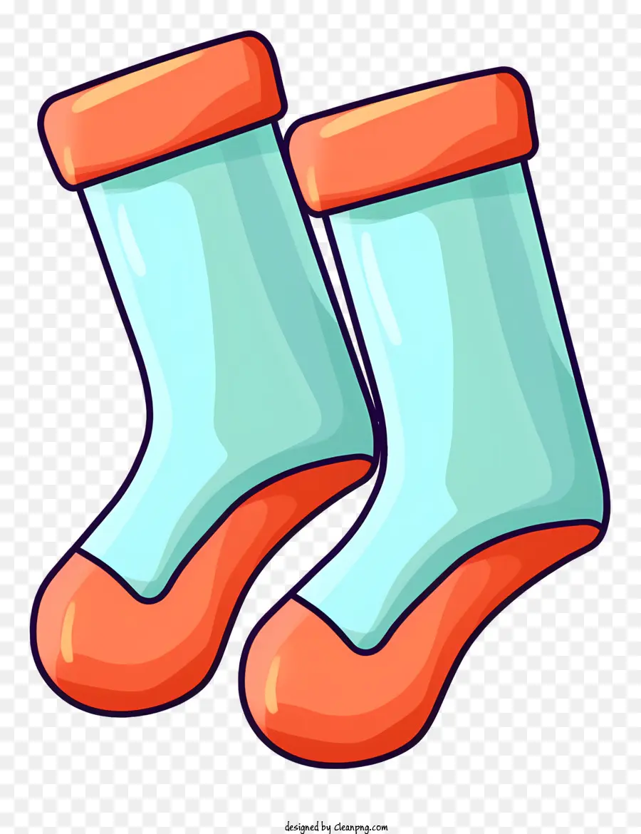 Chaussettes Bleues，Chaussettes PNG