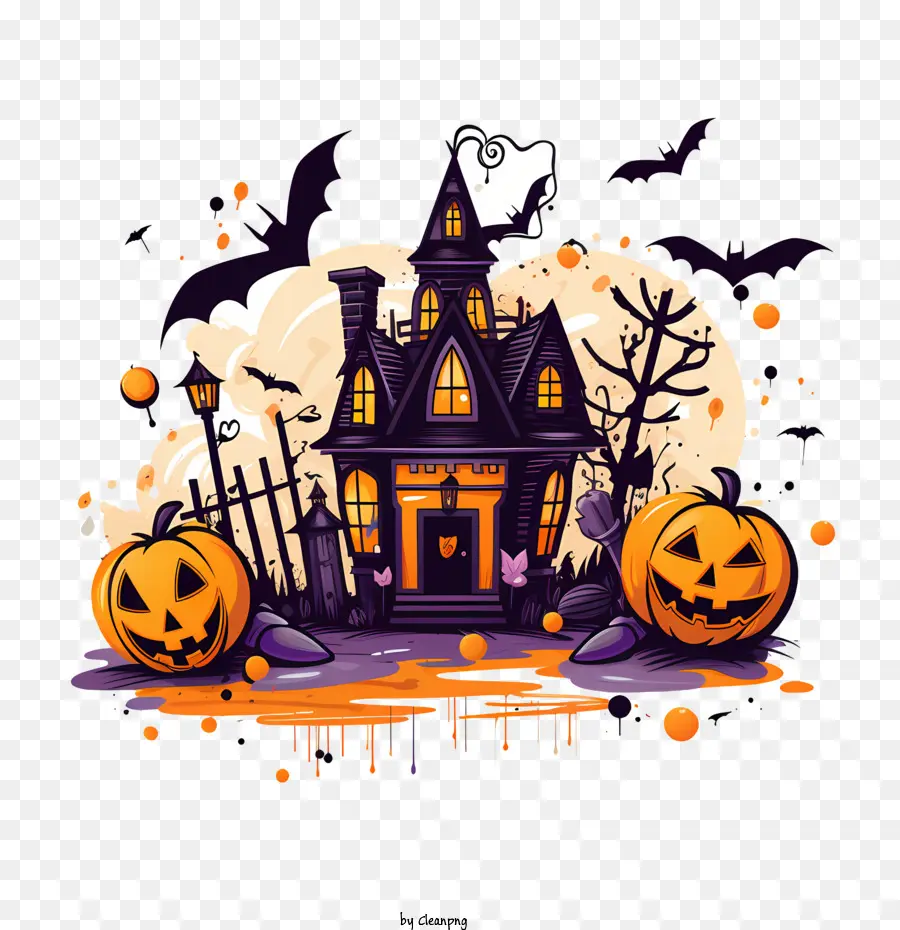 Fête D'halloween，Spooky PNG