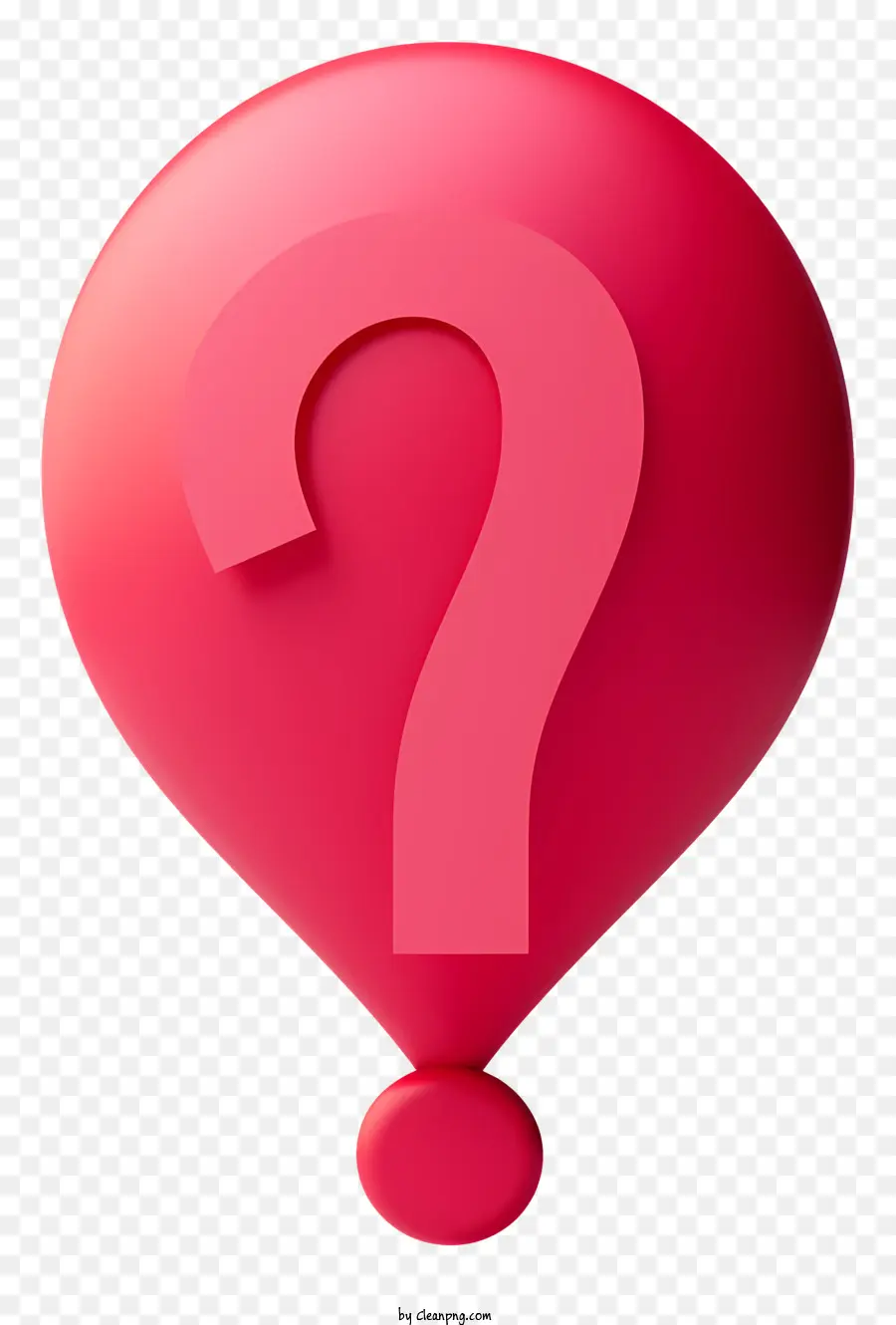 Ballon，Point D'interrogation Rouge PNG