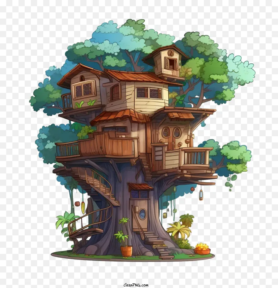 La Maison De L'arbre， PNG