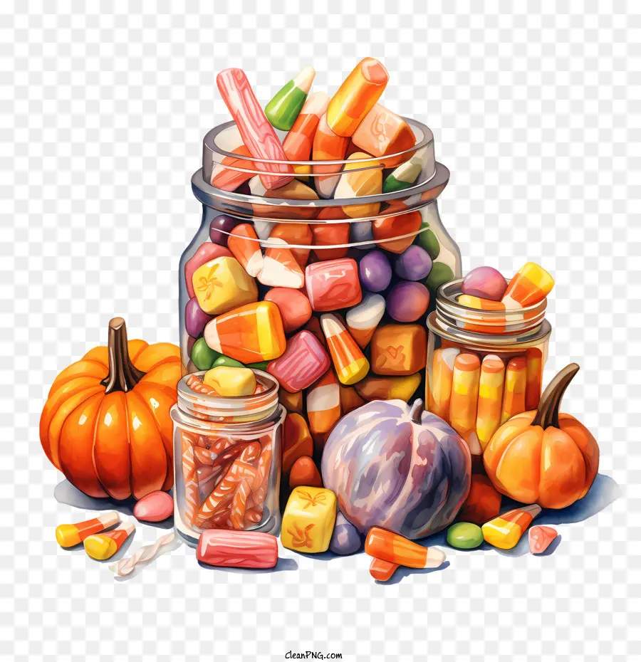 Les Bonbons D'halloween，Bonbons PNG