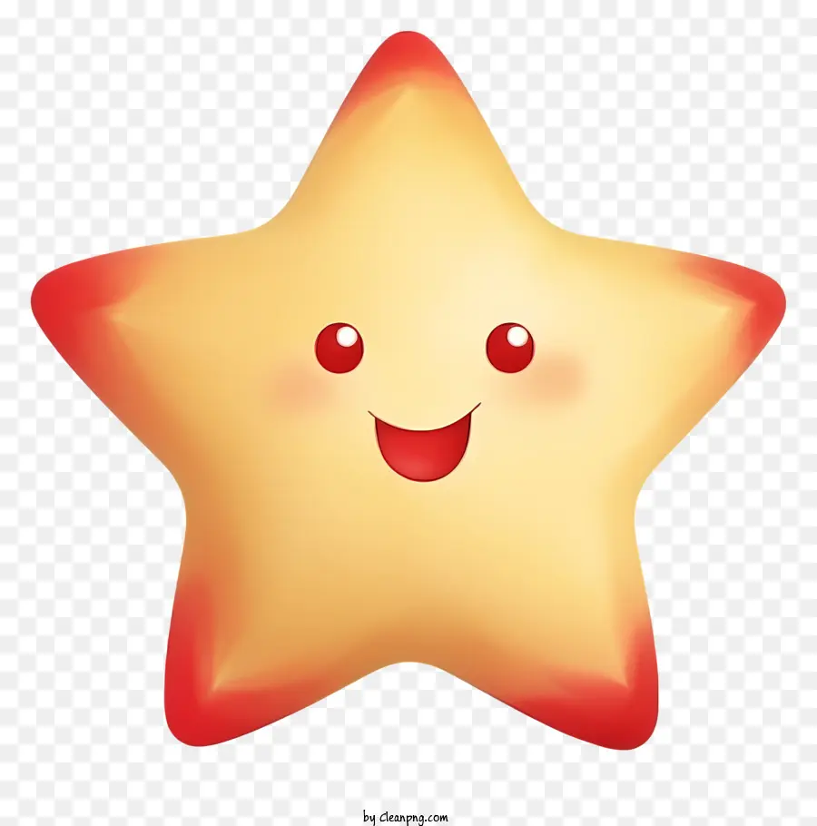 Star Emoji，Sourire De Star PNG