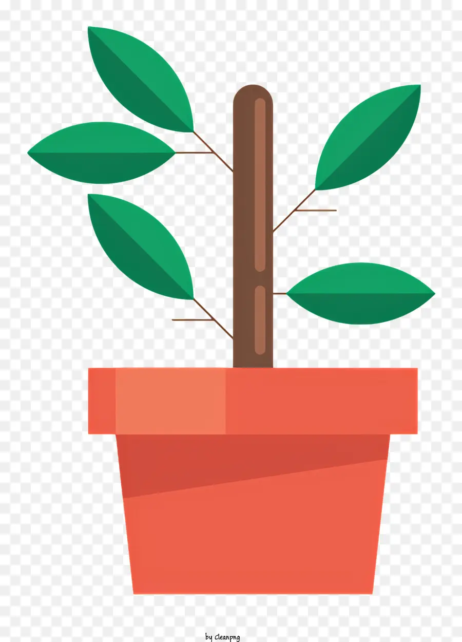 Pot De Fleur，Plante En Pot PNG