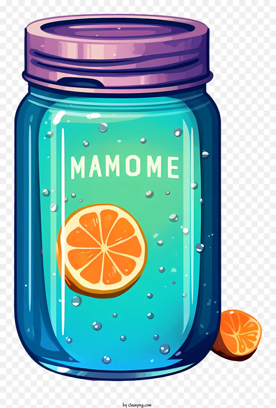 Jar Mason，Tranche D'orange PNG