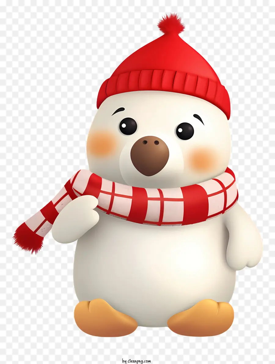 Personnage De Dessin Animé，Bonhomme De Neige Mignon PNG