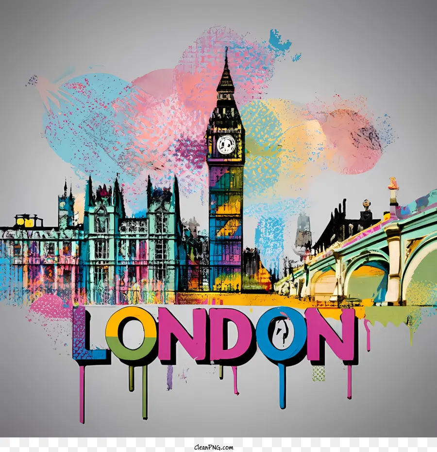 Londres，Illustration De Londres PNG