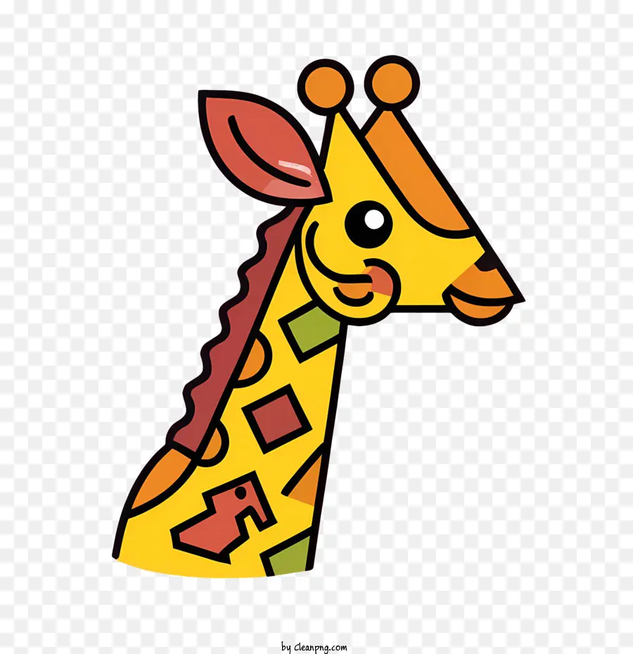 Dessin Animé Girafe，Animal PNG