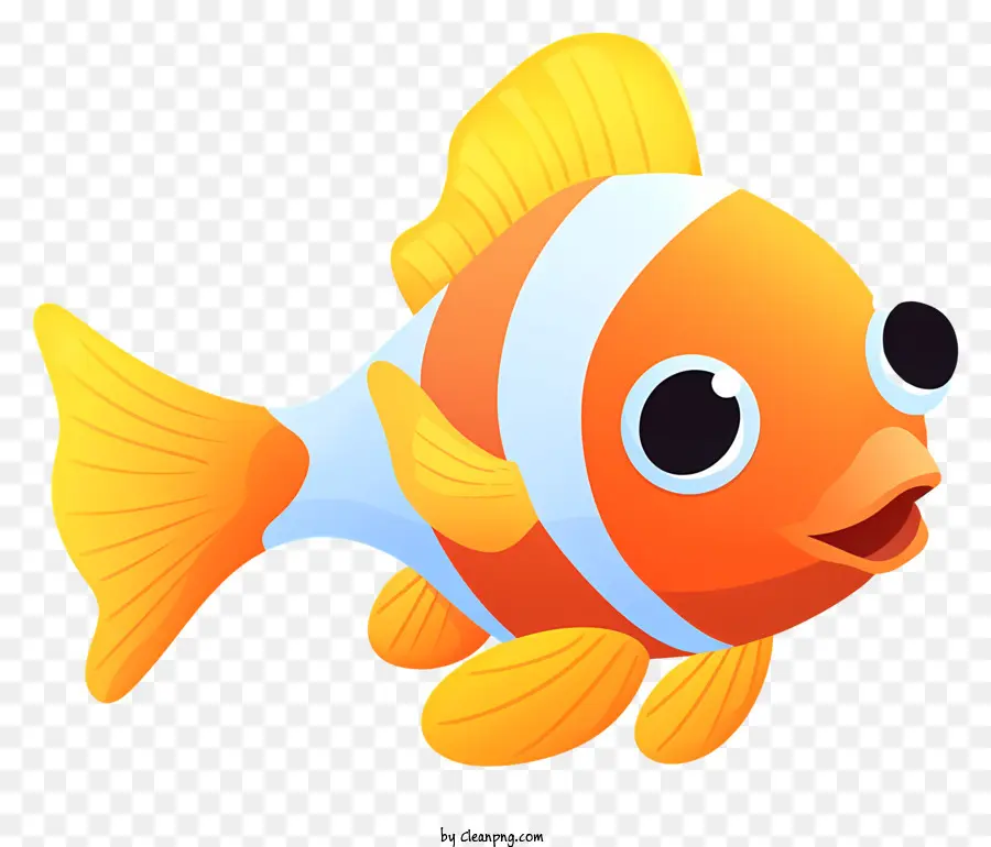 Mots Clés Cartoon Fish，La Bouche Ouverte PNG