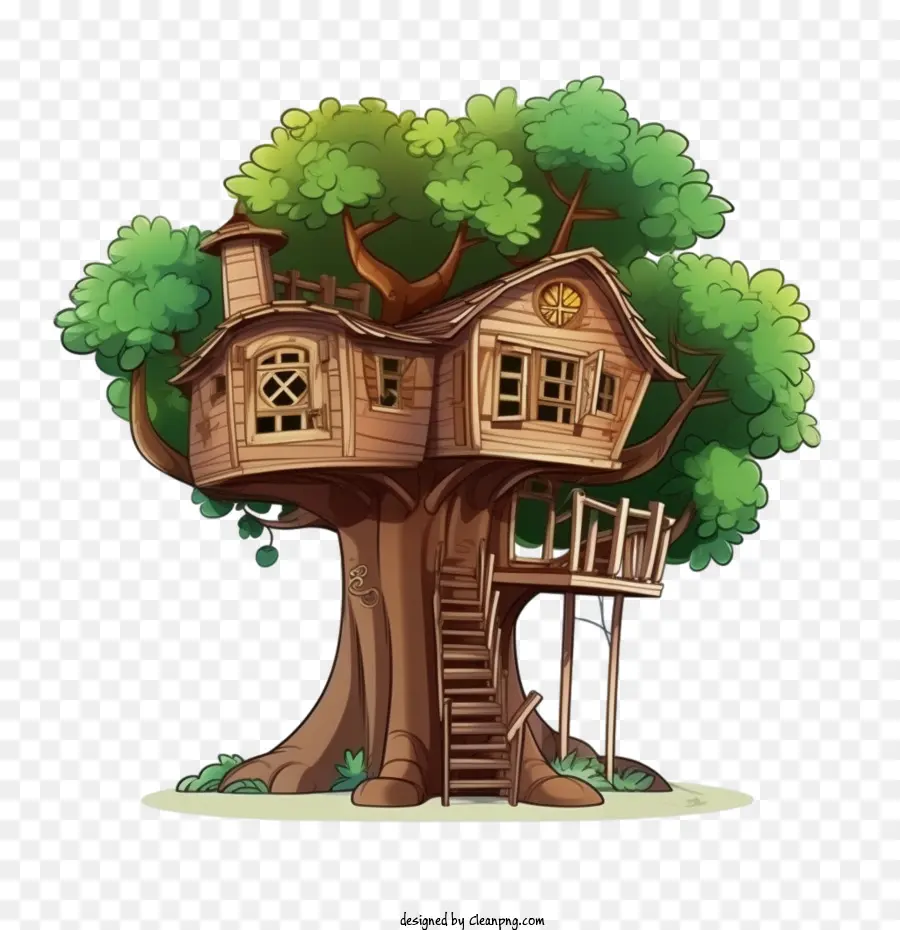 Cabane Dans Les Arbres，Arbre PNG