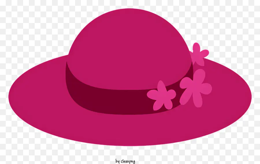 Casquette Rose，Fleur Chapeau PNG