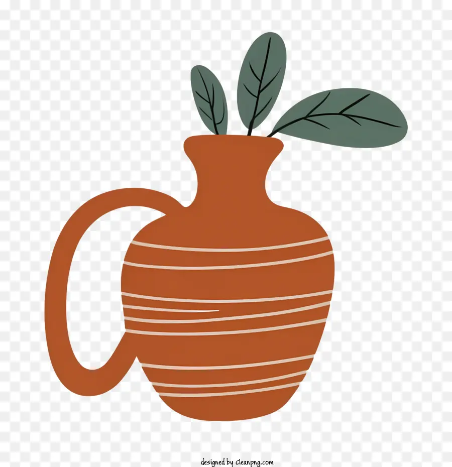 Poterie Scandinave，Vase à Fleurs PNG