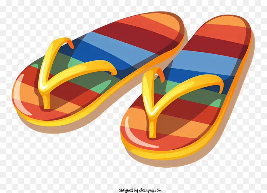 Sandales，Multicolore PNG