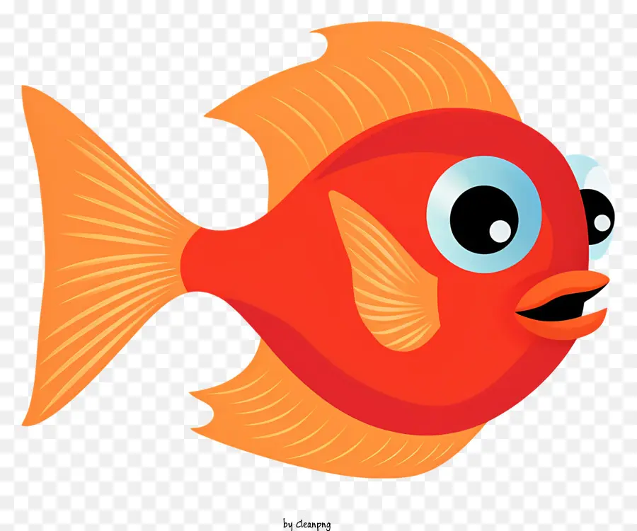 Poisson Orange，Aquatique PNG