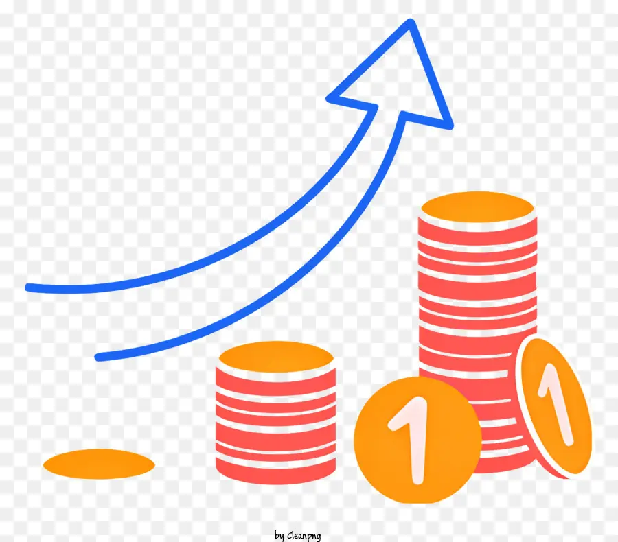 Argent，Courbe De Croissance PNG