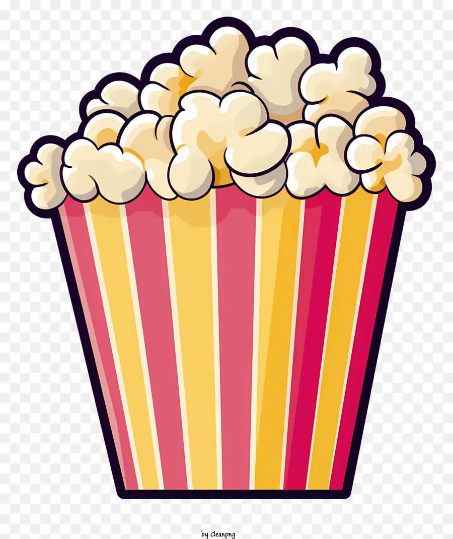 Popcorn Conteneur，Popcorn Soufflé PNG