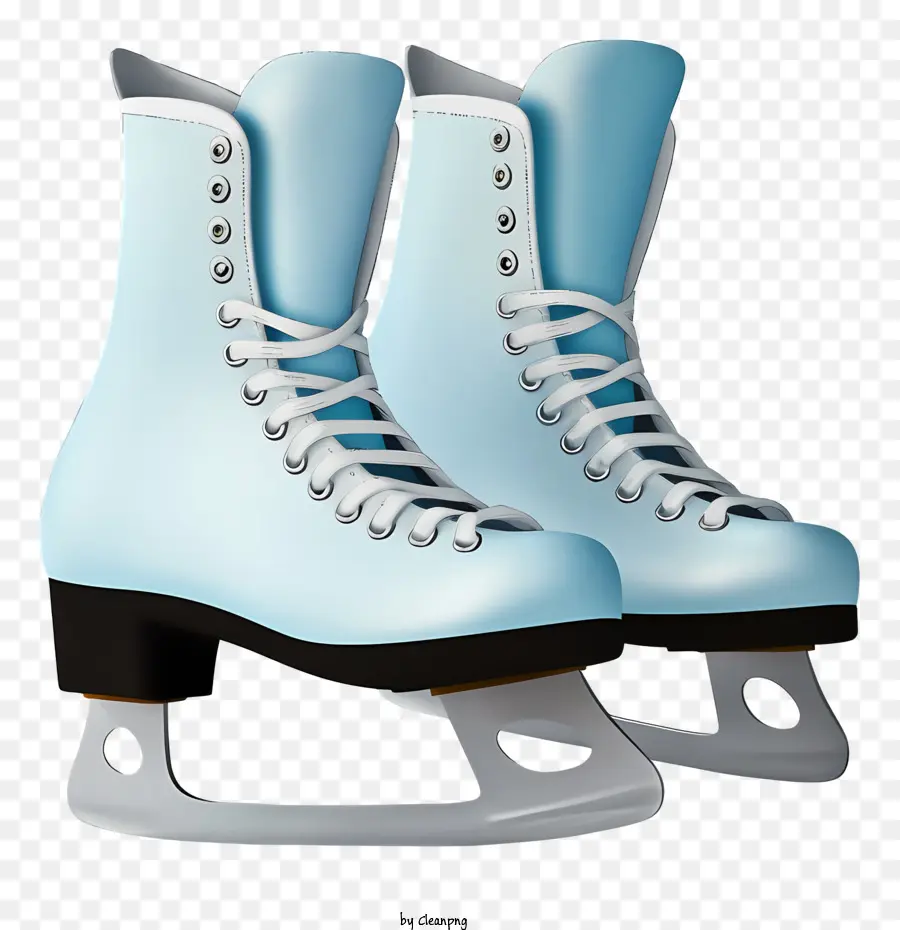 Patins à Glace，Blanc PNG