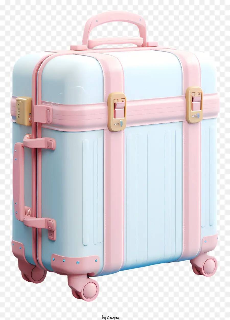 Valise，Valise Rose Et Bleue PNG