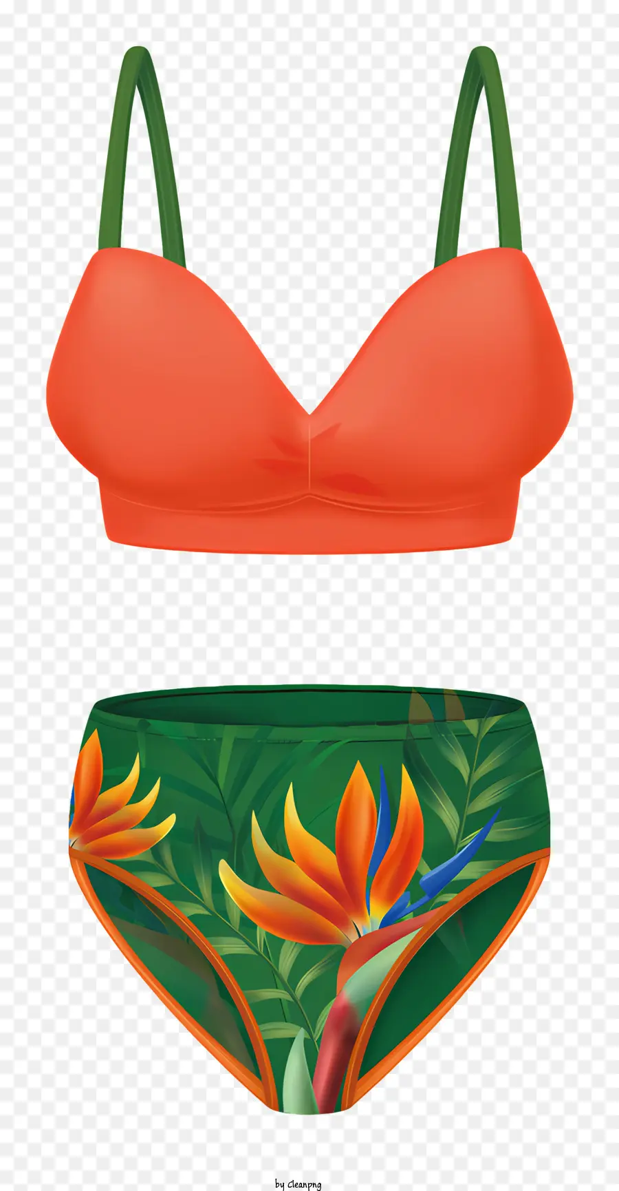 Bikini，Imprimé Floral Tropical PNG