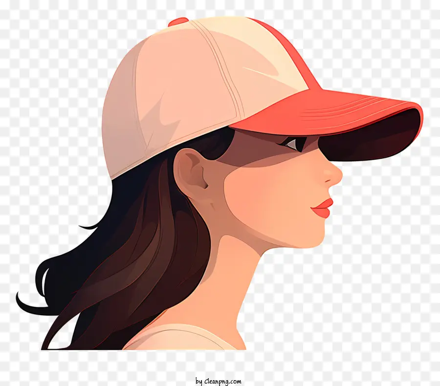 Casquette De Baseball，Femme Au Chapeau PNG