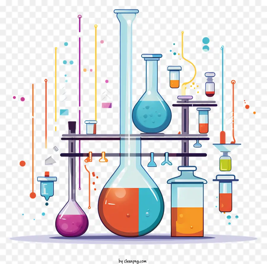 Verrerie De Laboratoire，Expériences Scientifiques PNG