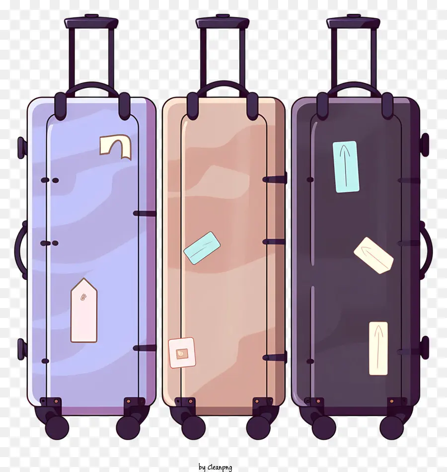 Valises，Trois Valises PNG