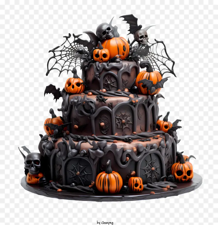 Gâteau D'halloween，Spooky PNG
