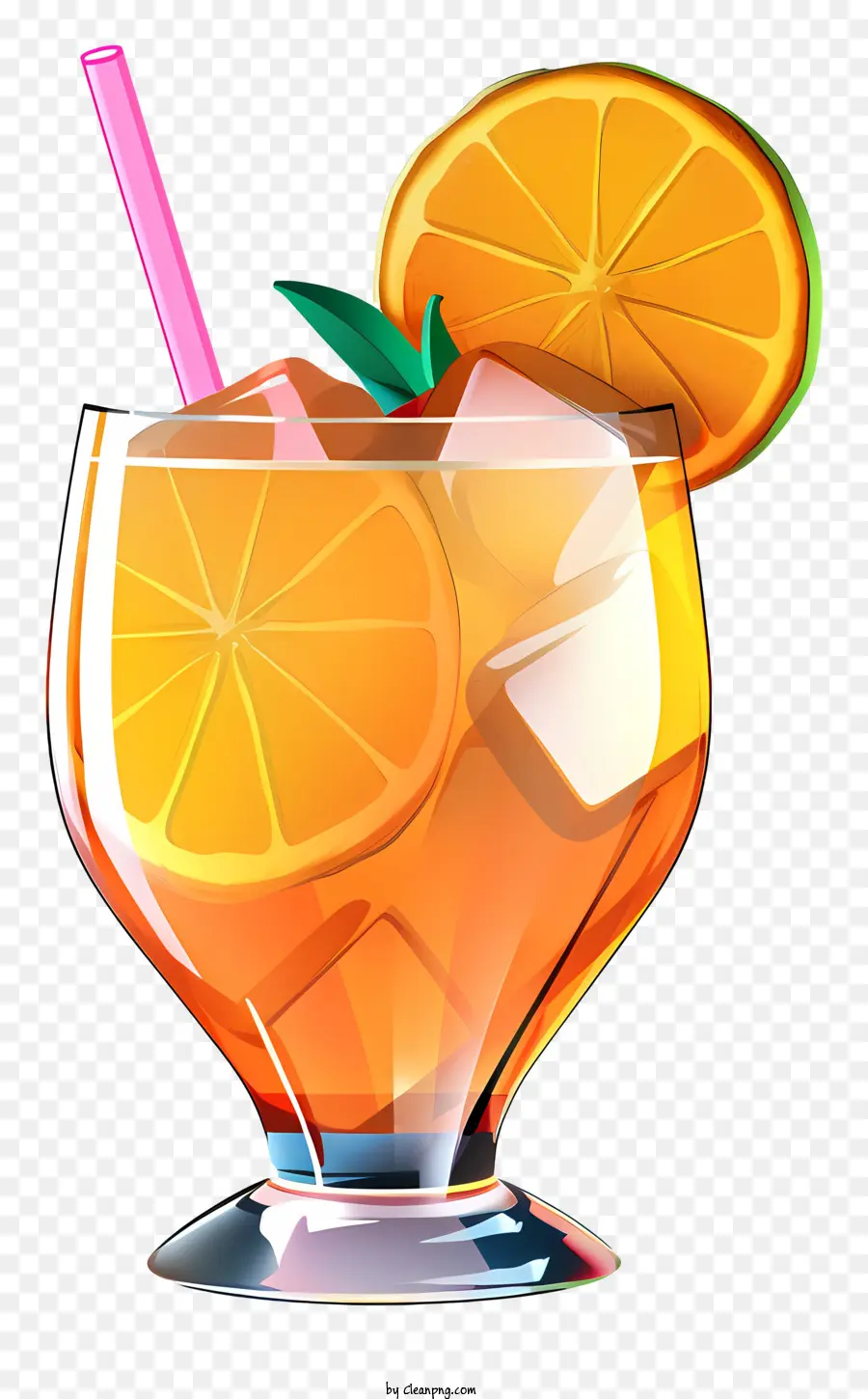 Du Jus D'orange，Cocktail Rouge PNG