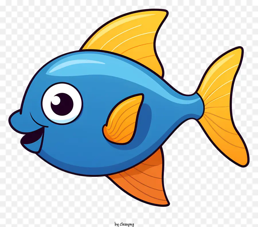 Poisson Bleu，Poisson Coloré PNG