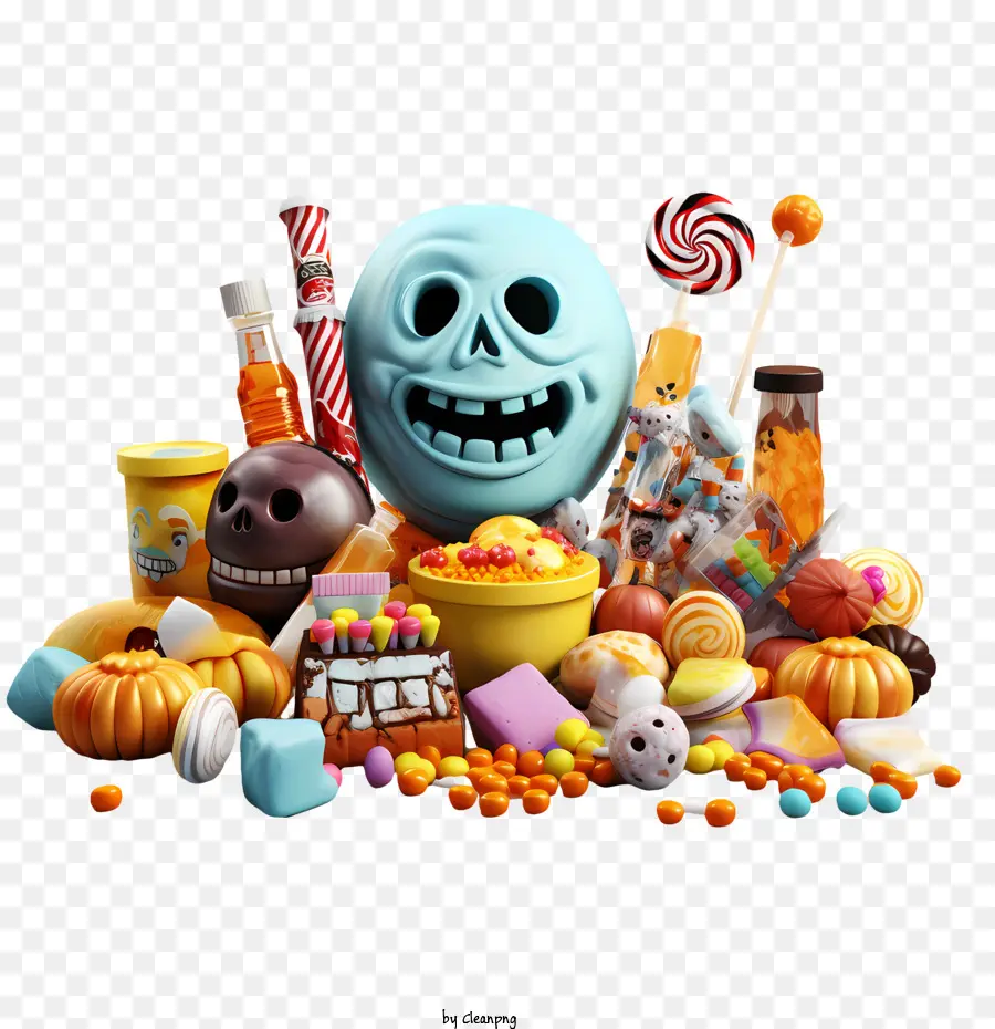 Bonbons D'halloween，Bonbons PNG