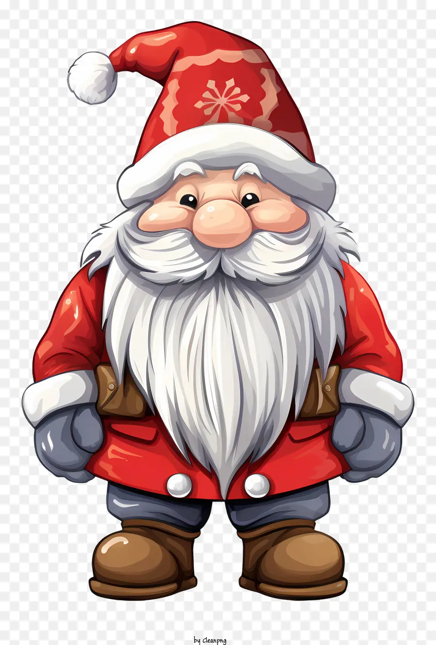 Le Père Noël，Caricaturé Santa Claus PNG