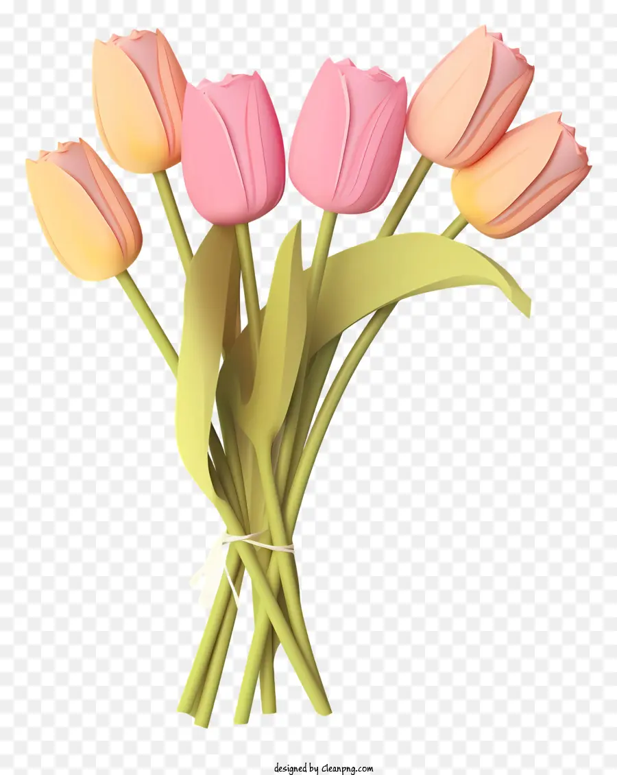 Les Tulipes，Bouquet PNG