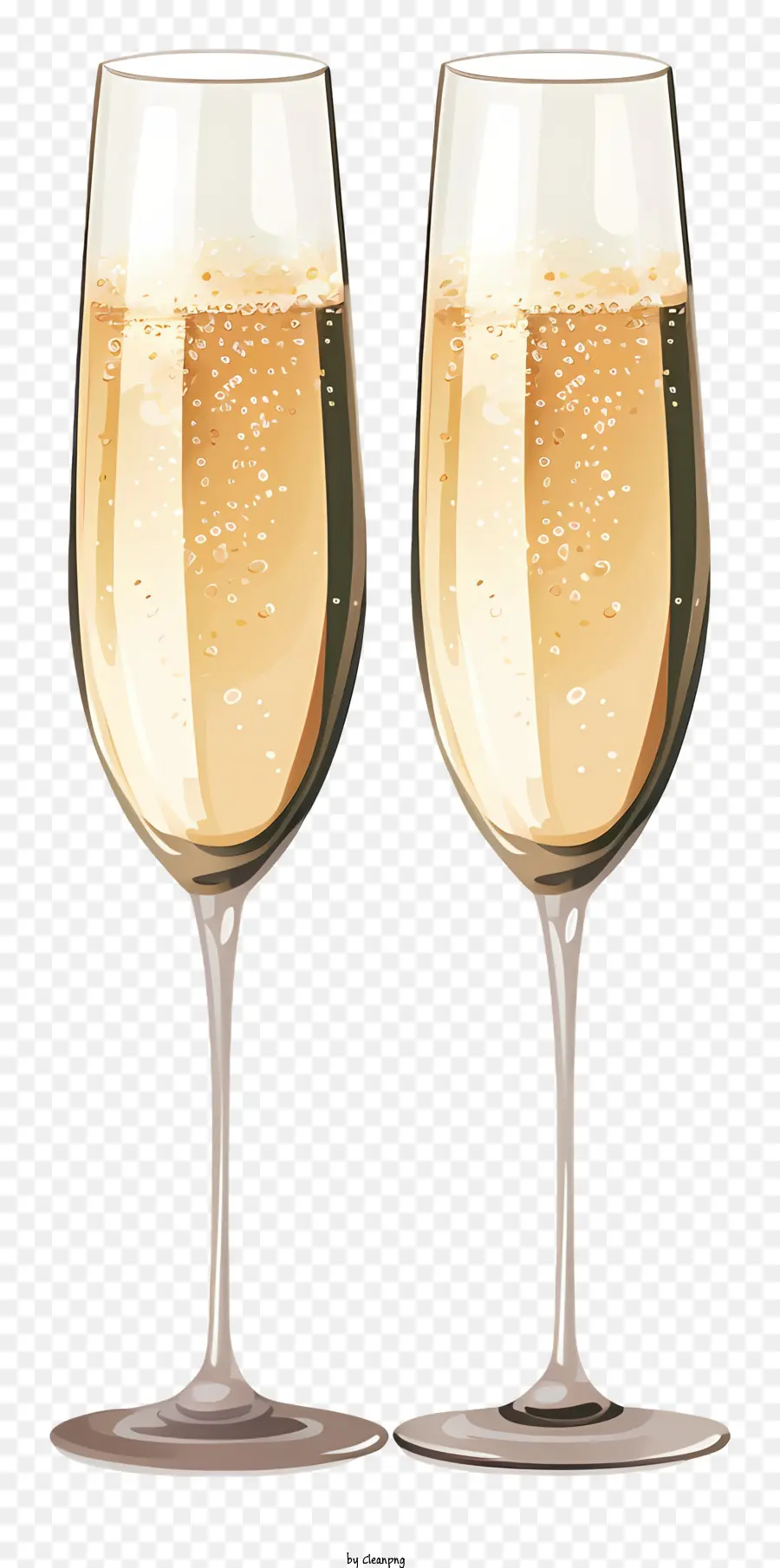 Champagne，Verres à Champagne PNG