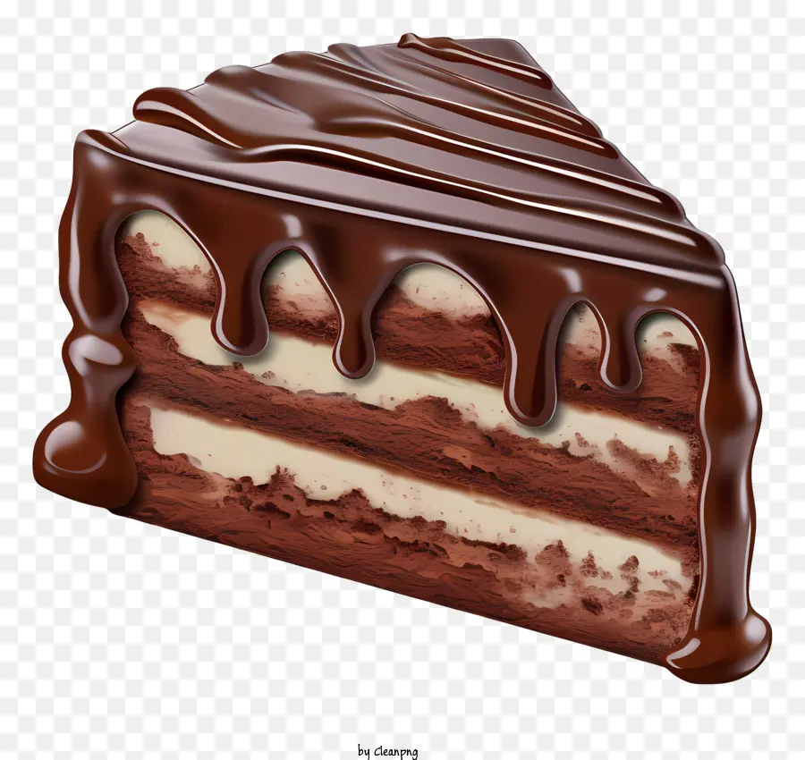 Gâteau Au Chocolat，Glaçage Au Chocolat PNG