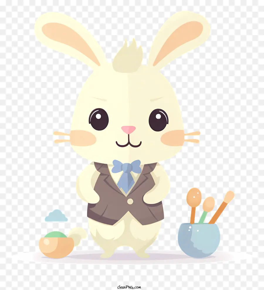 Lapin De Dessin Animé，Lapin Mignon PNG